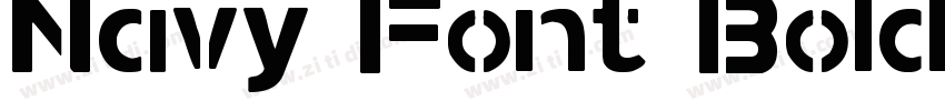 Navy Font Bold字体转换
